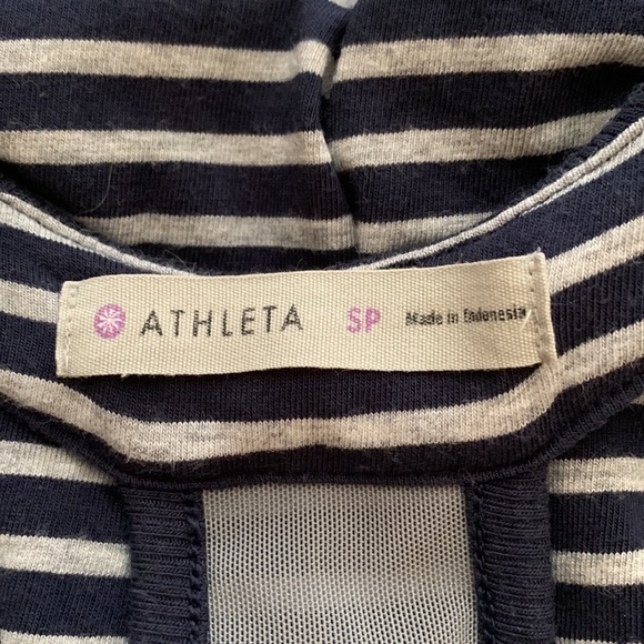 Athleta Striped Racerback Tank Dress Size S - Picture 4 of 7